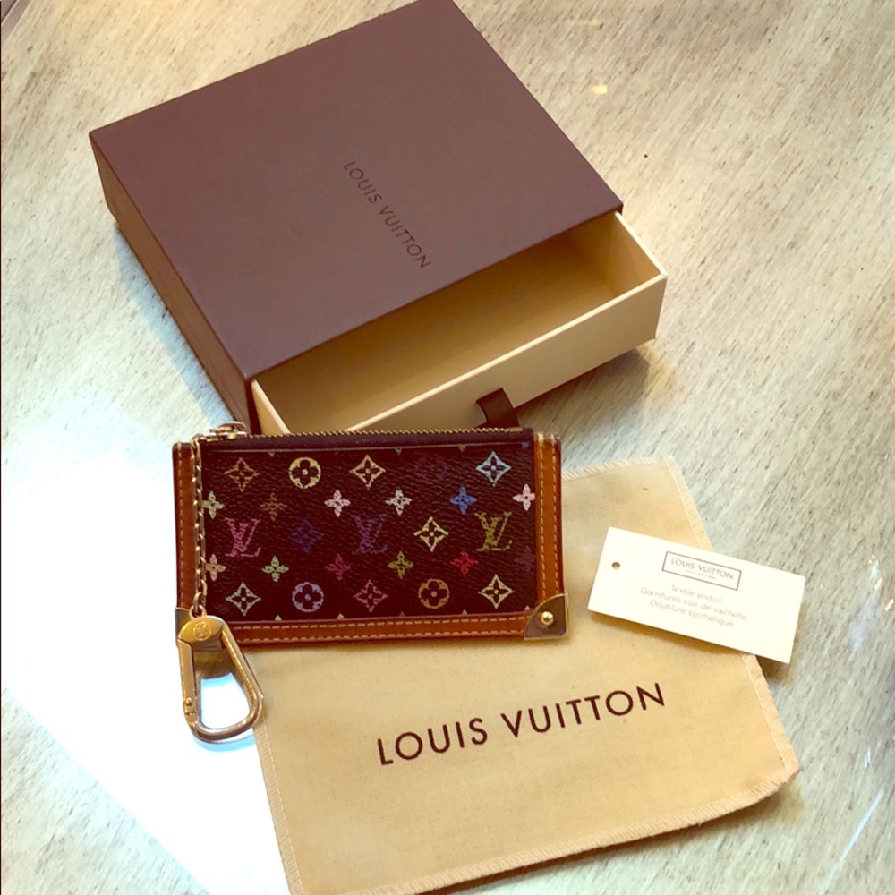 Louis Vuitton key chain coin/credit card holder